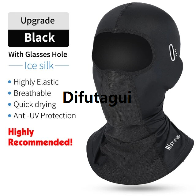 Difutagui WEST BIKING Summer Outdoor Cycling Cap UV Protection Hat Men Bicycle 2025 Motorcycle Balaclava Running Hiking Cooling Sport Gear
