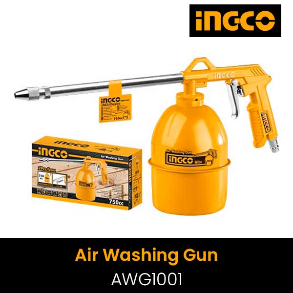 INGCO AWG1001 Air Washing Gun 750ml, 215mm & 4Bar Pressure