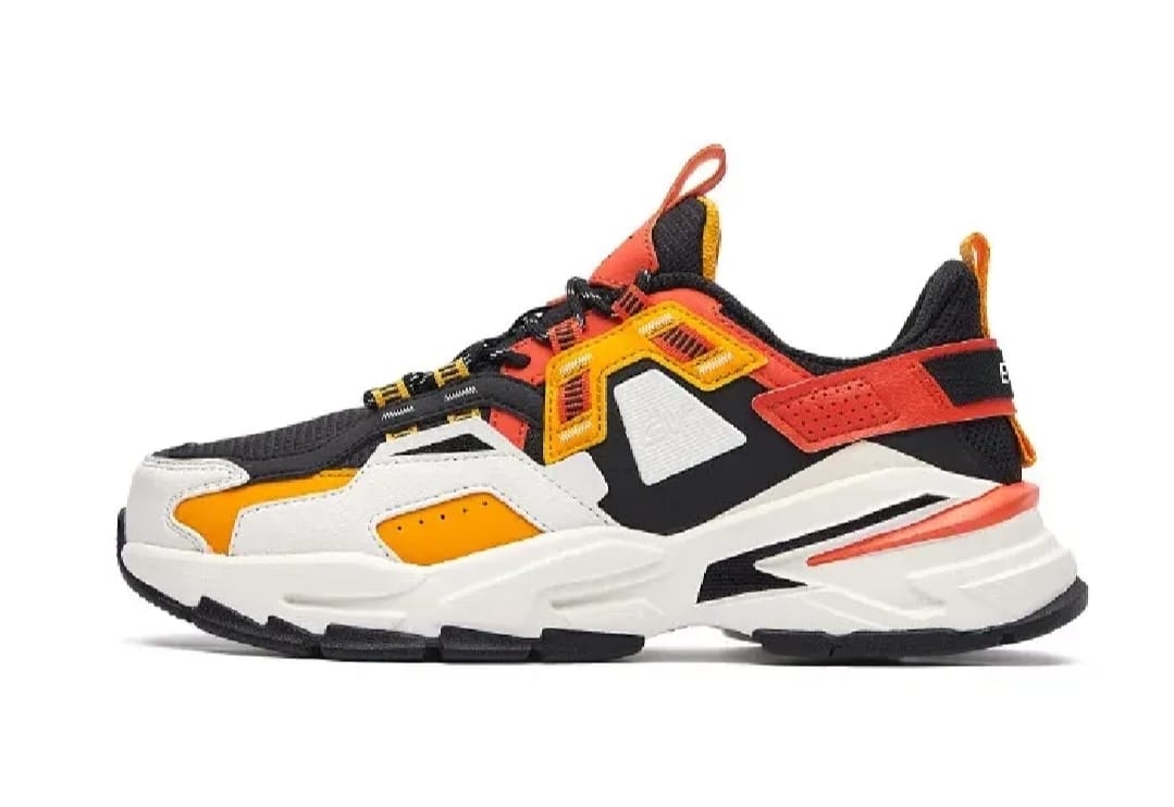 Erke Casual Shoes Black Orange Shoes For Men 51121402070-004
