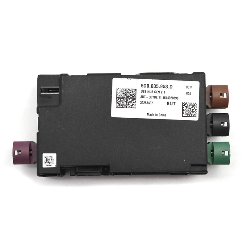 (GGBR)-5G0035953D Car Splitter Module B8 for Golf USB HUB Converter Adapter 5G0 035 953 D