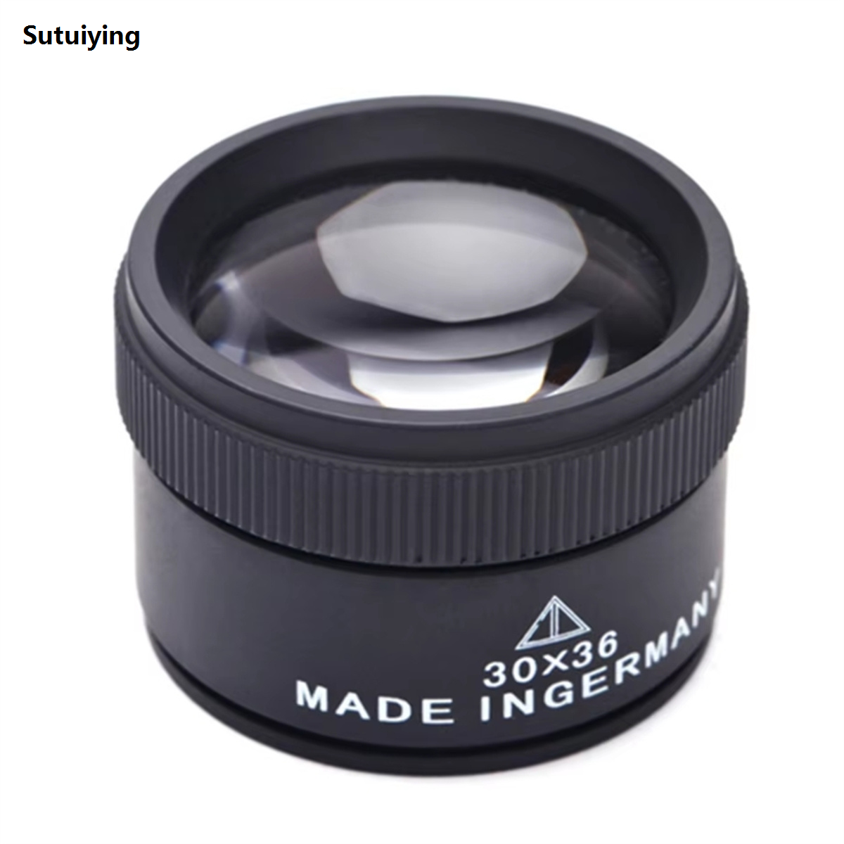 Sutuiying 1pc 30X 36mm HD Magnifying Glass Optical Glass Lens Loupe Magnifier 2025 New Mini Pocket Magnifier Handheld Coin Stamps Jewelry Loupe