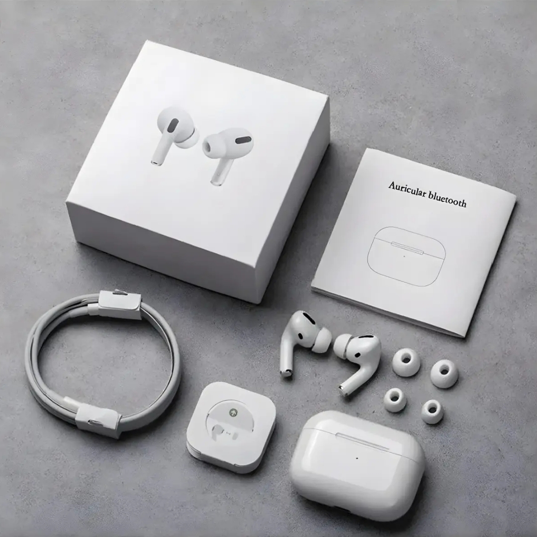 Vylon Airpods_Pro_ANC High Bass Sound Quality Wireless Earbuds Bluetooth 5.0 Pop-Up Feature Compatible with All Devices,