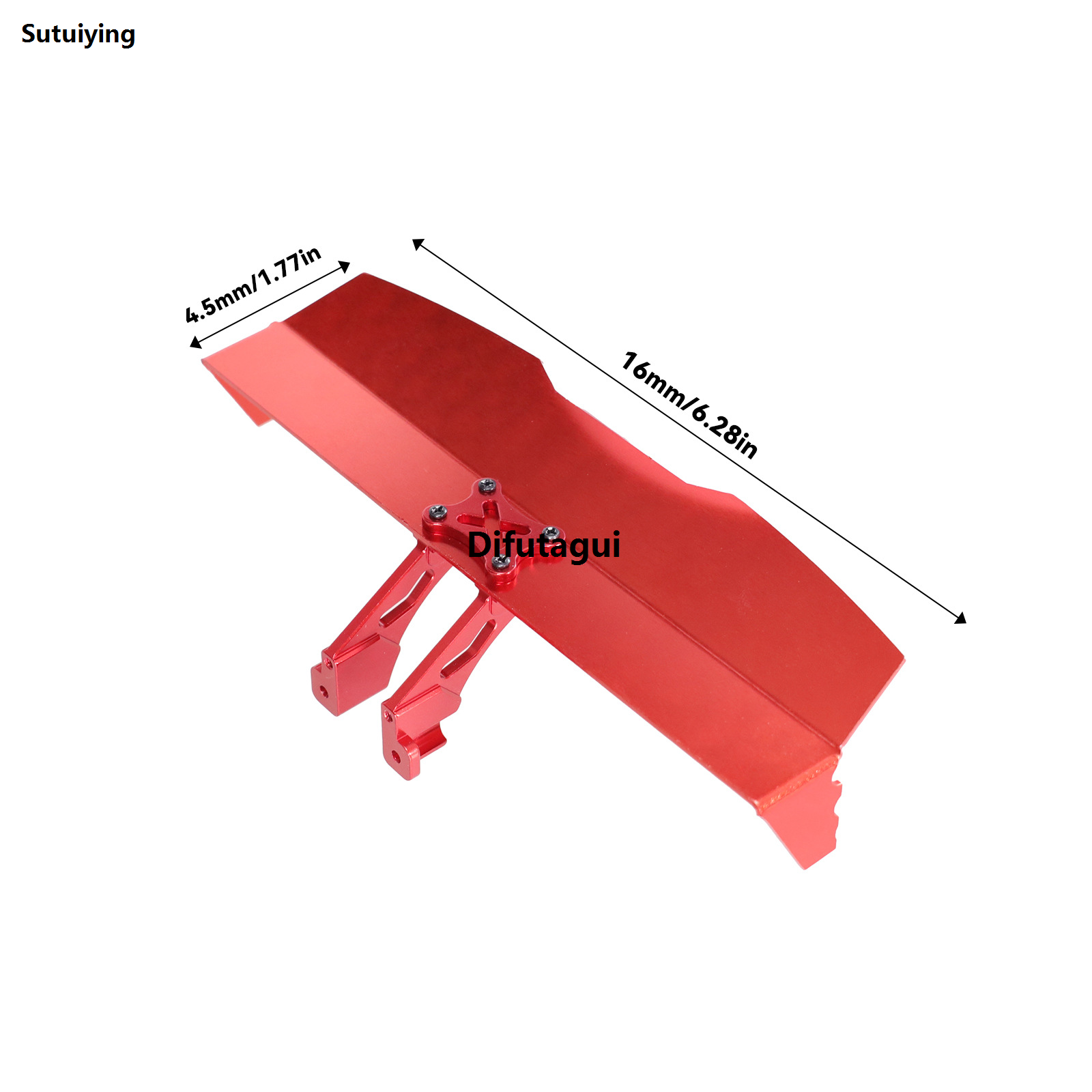 Difutagui Suitable for WLtoys 144001 144010 124016 124017 124018 124019 【2025 Luxury Version】 124008 tail assembly upgrade metal parts accessories