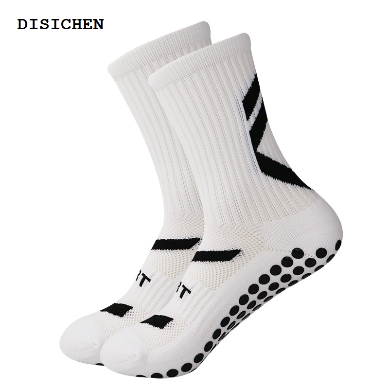 DISICHEN Portable Soccer Men for 2023 Football Teenage NEW Slip Socks Anti Kid Boys Sport Grips Crew Socks Black White Blue High Qualit