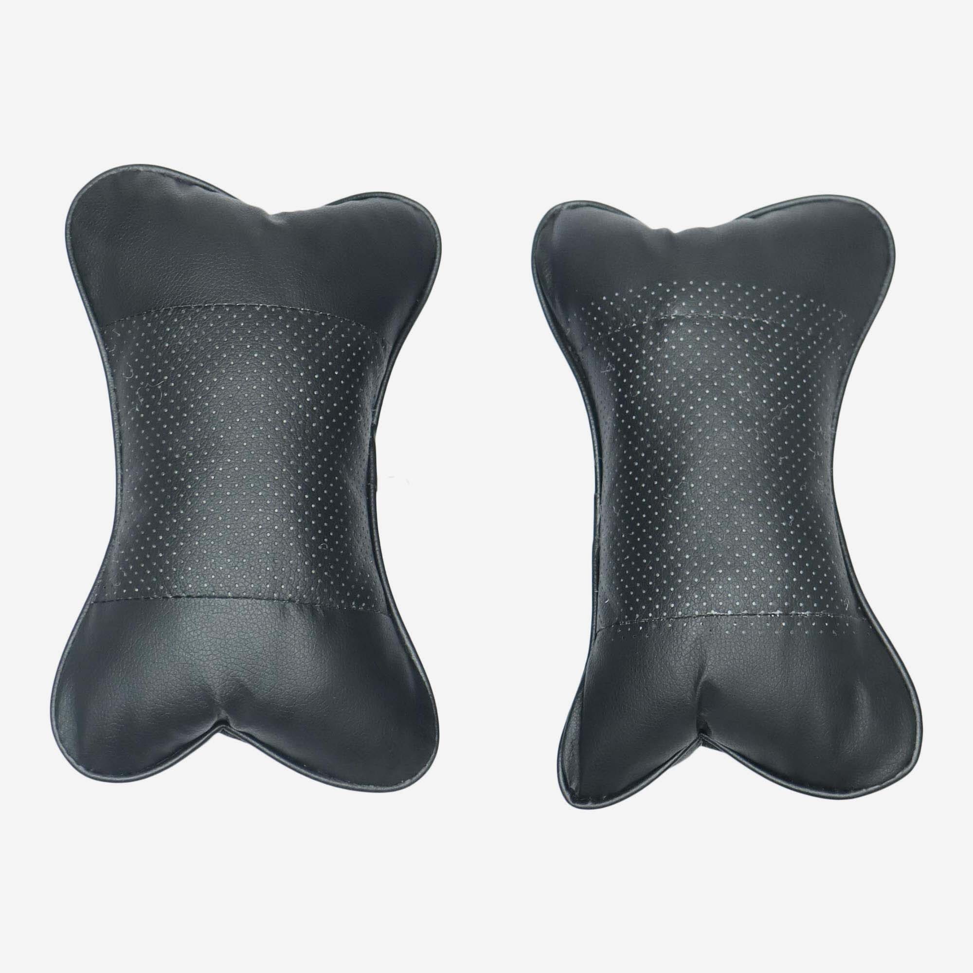 Black Color Head Cushion For Car 2 Pcs