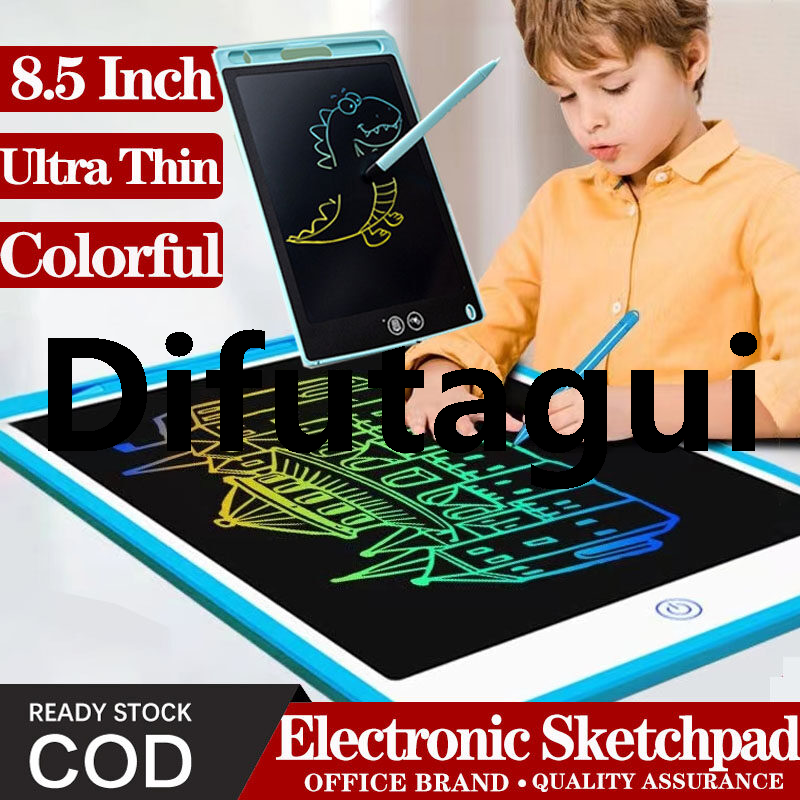Difutagui 8.5inch LCD Writing Tablet Smart Notebook One Button Erase With Pen Drawing Pad LED 2025 New Electronic Writing Board Handwriting Tablet Pads Board for Kids Gift Ultra Thin