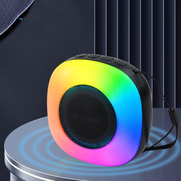 KISONLI S17 Bluetooth 5.0 Colorful Light RGB Portable Speaker