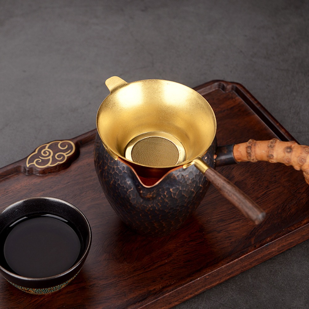 New Wooden Handle Tea Infuser Fine Mesh Portable Tea Strainer Stainless Steel Practical Tea Filter