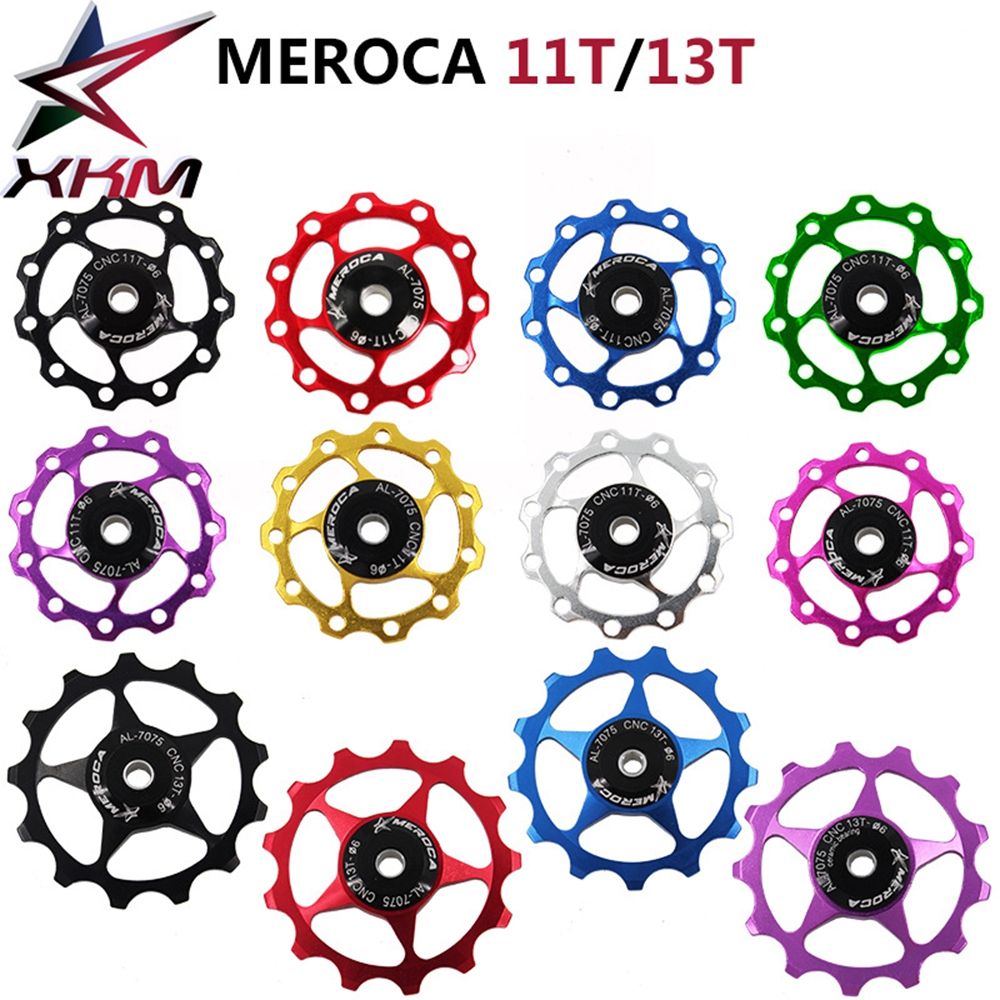 Aluminum Rear Derailleur Pulley Mountain Road Bike Pulley Bearings Part Cycling Accessory Sealed Bearing Guide Wheel