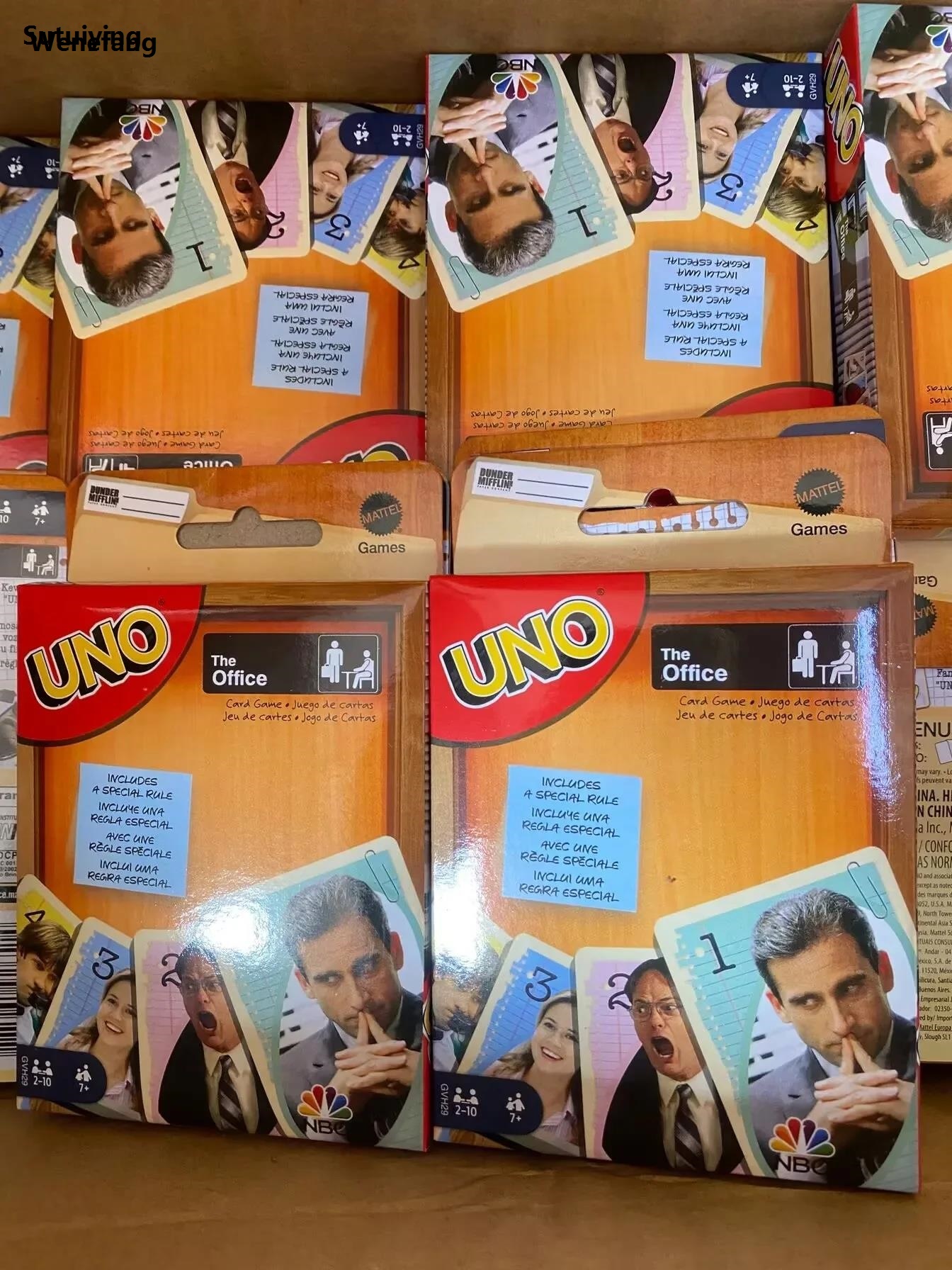 Wenefang Sutuiying 2025 Board Game UNO THE Office Office Gathering Board Game Cards 2025 Hot Selling Children's Toys Playing Cards Halloween Birthday Gift