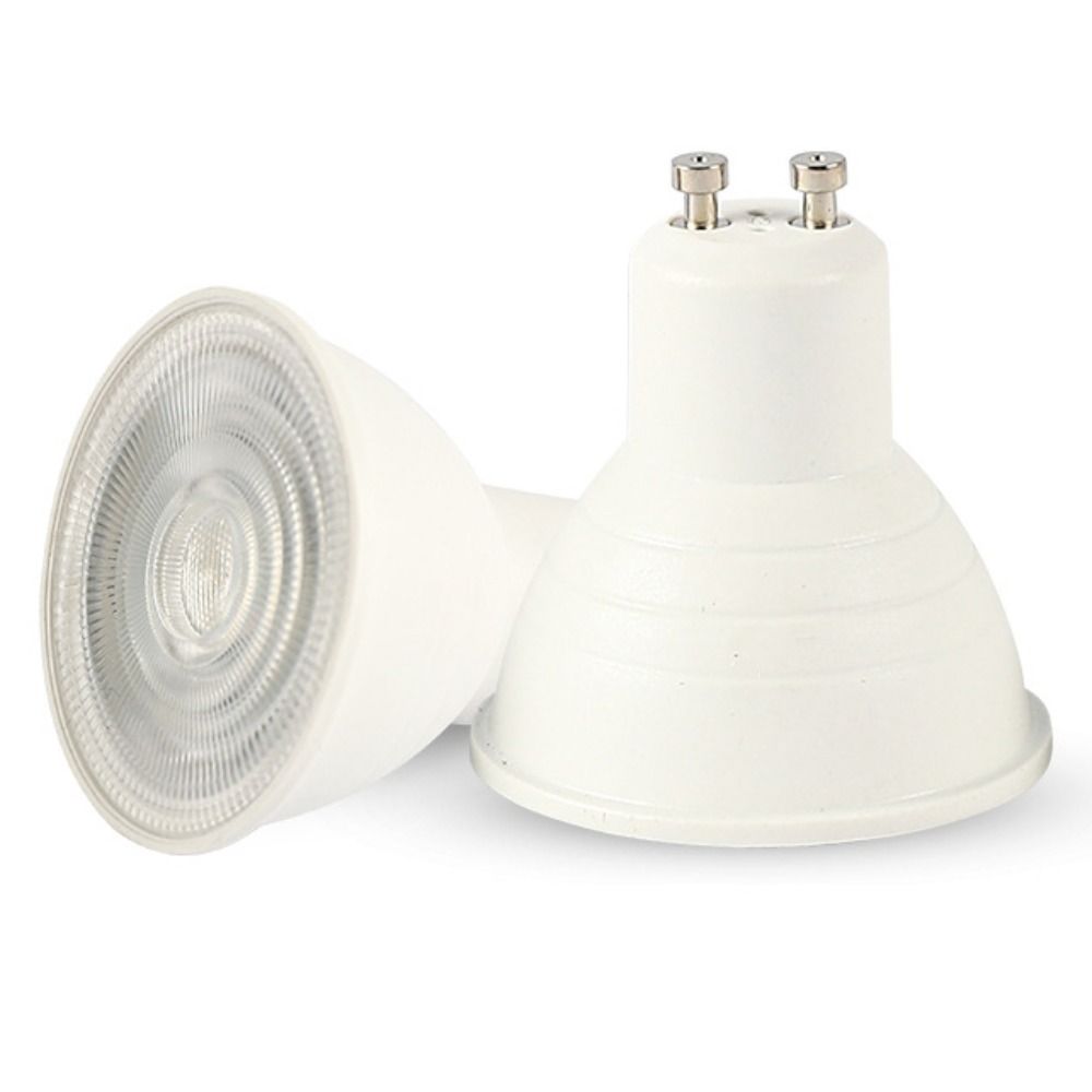New Plastic GU10 LED Bulbs 6W 220V COB LED Track Lamp Energy-Saving Universal Built-In Light Ceiling