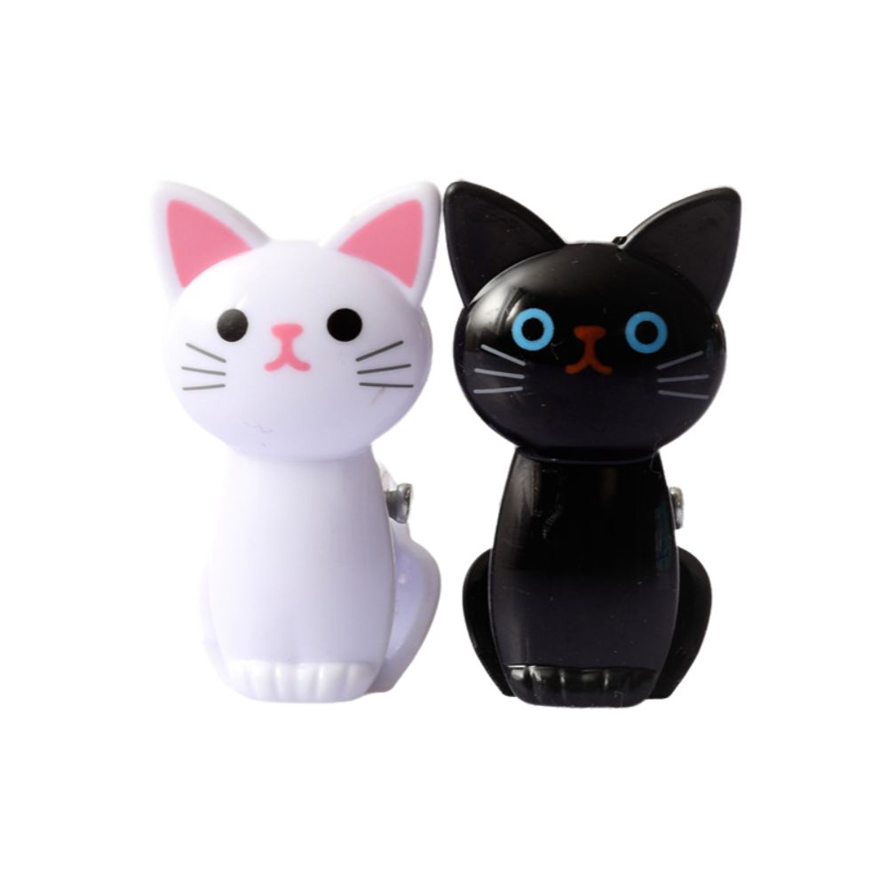 8pcs/Set Creative Cartoon Cat Plastic Clips Multifunctional Household Snacks Sealing Clips Cute Towel Clips