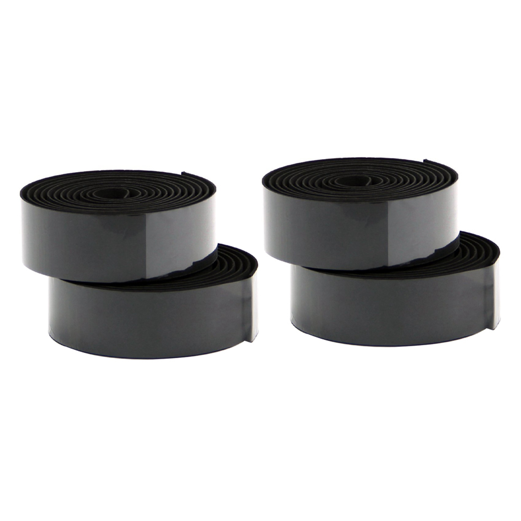 fasdaga 2X Road Bike Bicycle Cork Handlebar Bar Grip Wrap Tape + 2 Bar Plugs-Black