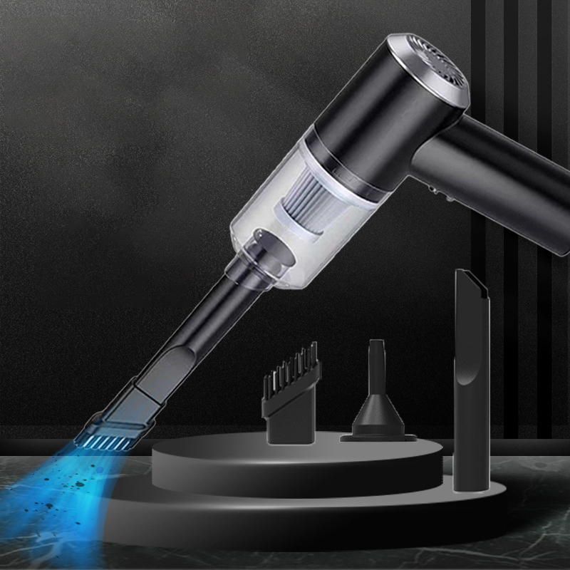 Durable Portable Wireless Car Vacuum Cleaner Dual Use Strong Suction Handheld Auto Vacuum 120W High Power Cordless Cleaner Car Cleaning Tool