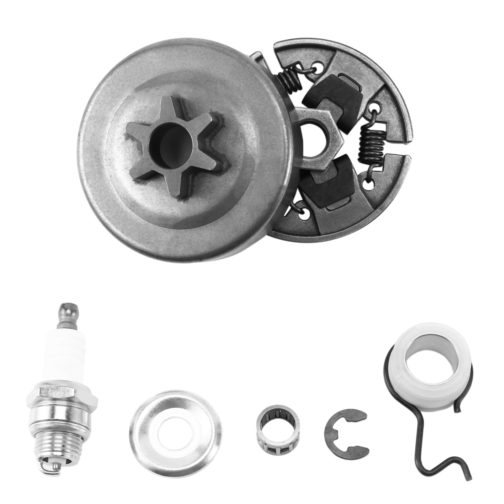 (GGBR) Chainsaw Sprocket Clutch Drum 3/8 Inch for 017 018 021 023 025 MS170 MS180 MS210 MS230 MS250 Replacement Parts