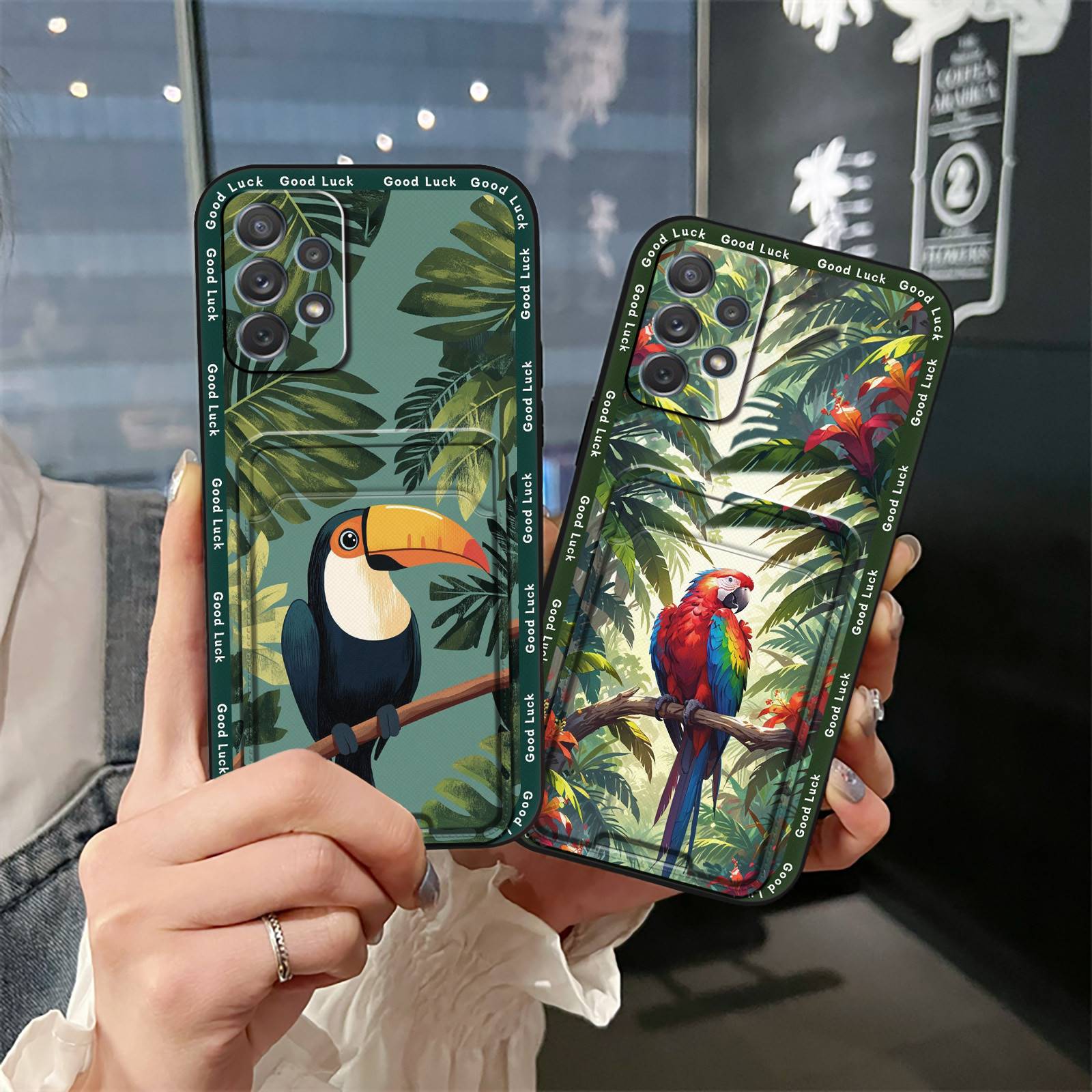 Silicone Fashion Design Phone Case For Samsung Galaxy A72 4G/5G/SM-A726B Waterproof TPU Back Cover Graffiti protective