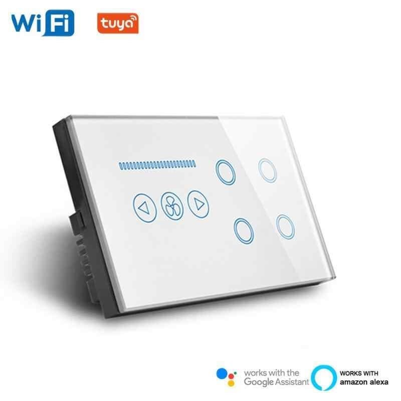 Tuya 4 Gang Smart WIFI Switch With Dimmer