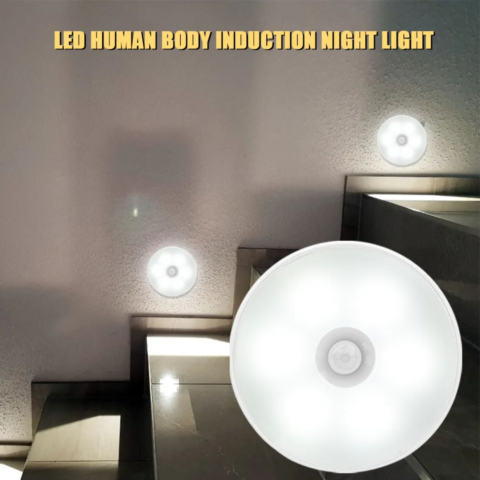 Human Induction Lamp Wireless Automatic Sensor Light