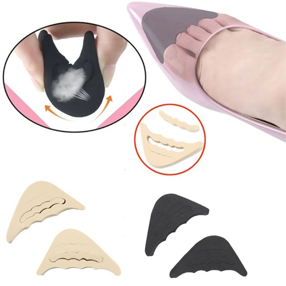 1 pair Support Shoe Pad Women Foot Protectors Forefoot Insoles High Heels Buffer Inserts Shoe Cushion