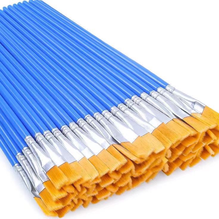【Whoever uses it, who praises it】16.5 Line Pen Blue Plastic Rod Hair Pointed Brush Special Children's DIY Painting