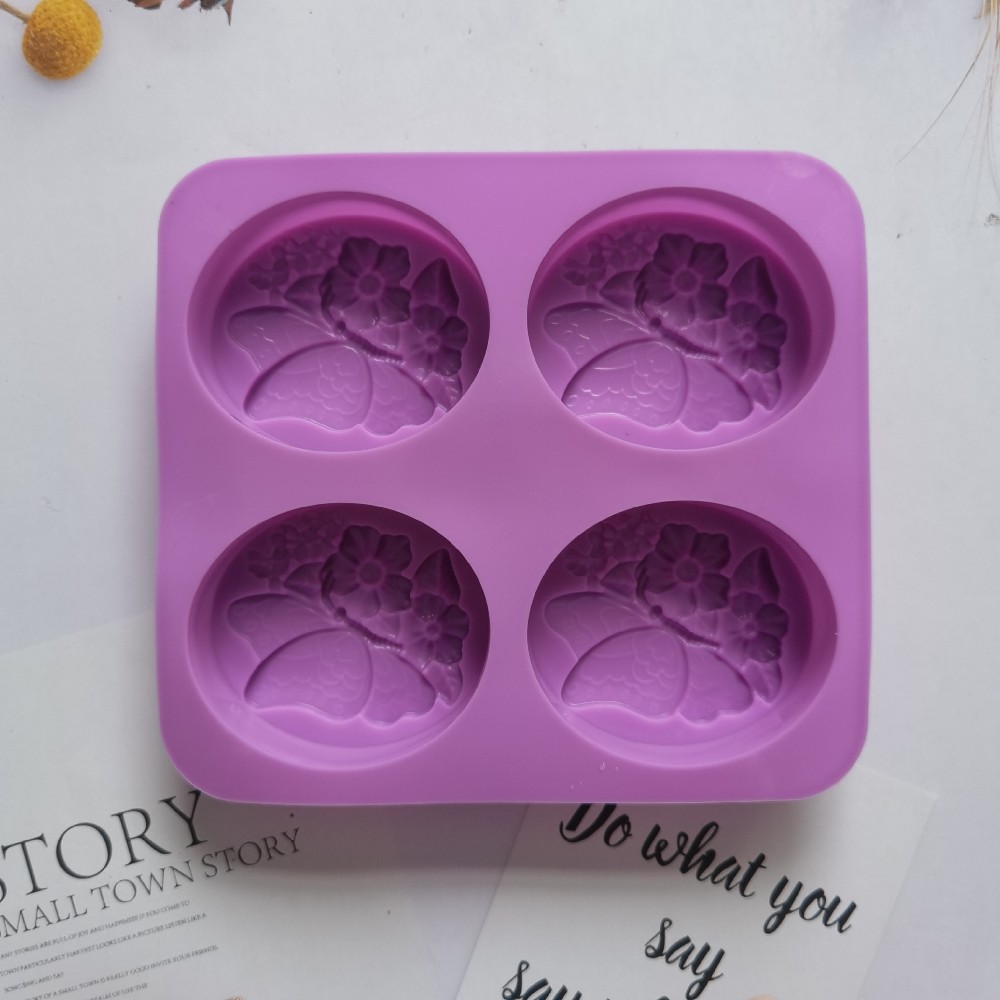 Rose Flower HOT SELL New Silicone Soap Candle Mold Soap Making Mould DIY Handmade Molds 7*5*2.5 cm -