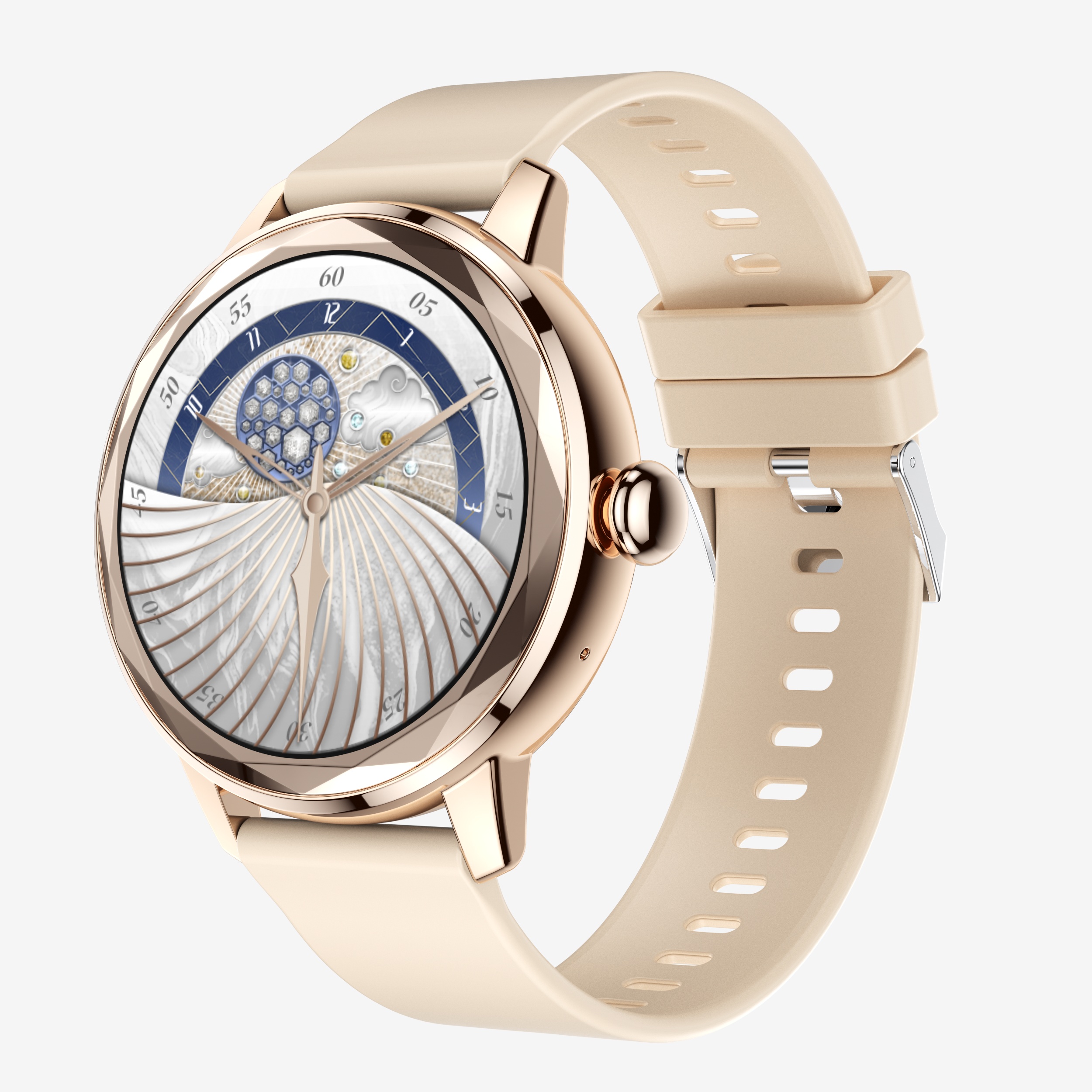 Linman New Lady Smart Watch 123 Sports Modes Lightweight 1.19inch HDFashion Large Screen BT Call IP67 Dafit Reloj inteligente Smartwatch