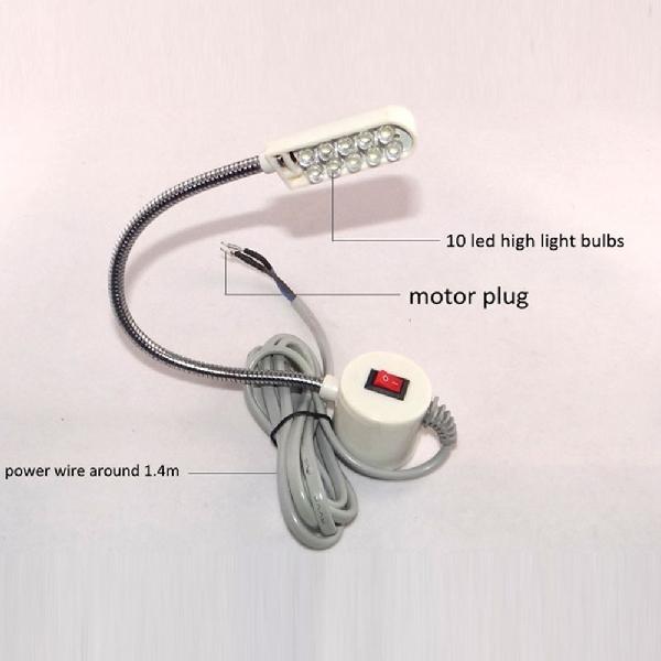 NEW 【Innovative design】LED Beads Sewing Machine Lathes Work Light White Light Flexible Gooseneck Lamp Magnetic Mounting Drill Presses Desk Lamps