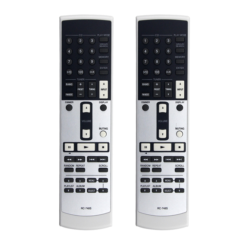 NAMUNY 2X RC-748S Remote Control Replace for CD AV Player A-9377 DX7555 DX9377 A9155 A9377 A9555 A9755 A9355 DX7355