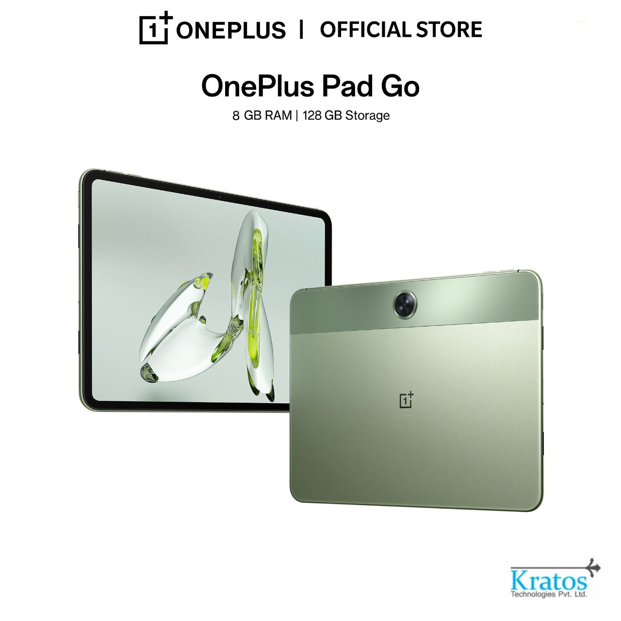 OnePlus Pad Go 28.85cm (11.35 inch) ,8GB/128 GB, Dolby Atmos Quad Speakers, Expandable Up-to 1TB