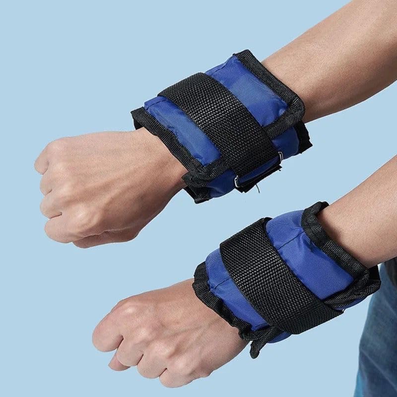 Adjustable Ankle & Wrist Weights 0.25KG(Pair) | Fitness Exercise Weight Cuffs (0.5kg Total)