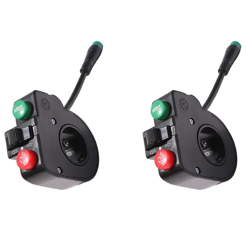 JINMY 2X Electric Scooter Waterproof Handlebar Headlight Horn Turn Signal Switch for /PRO Electric Scooter Accessories