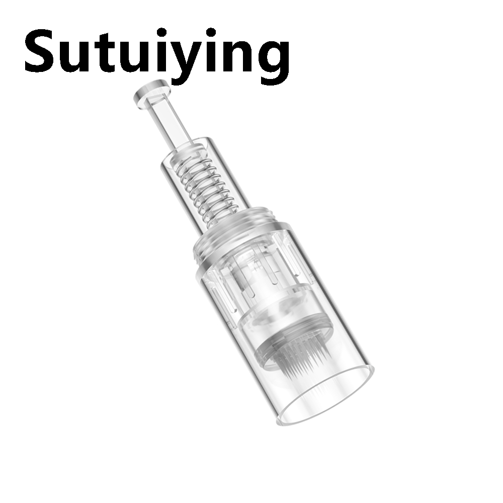 Sutuiying 10PCS Derma Pen Needle 12/36/42pins nano New style Screw Microneedle Tatoo MTS Cartridge