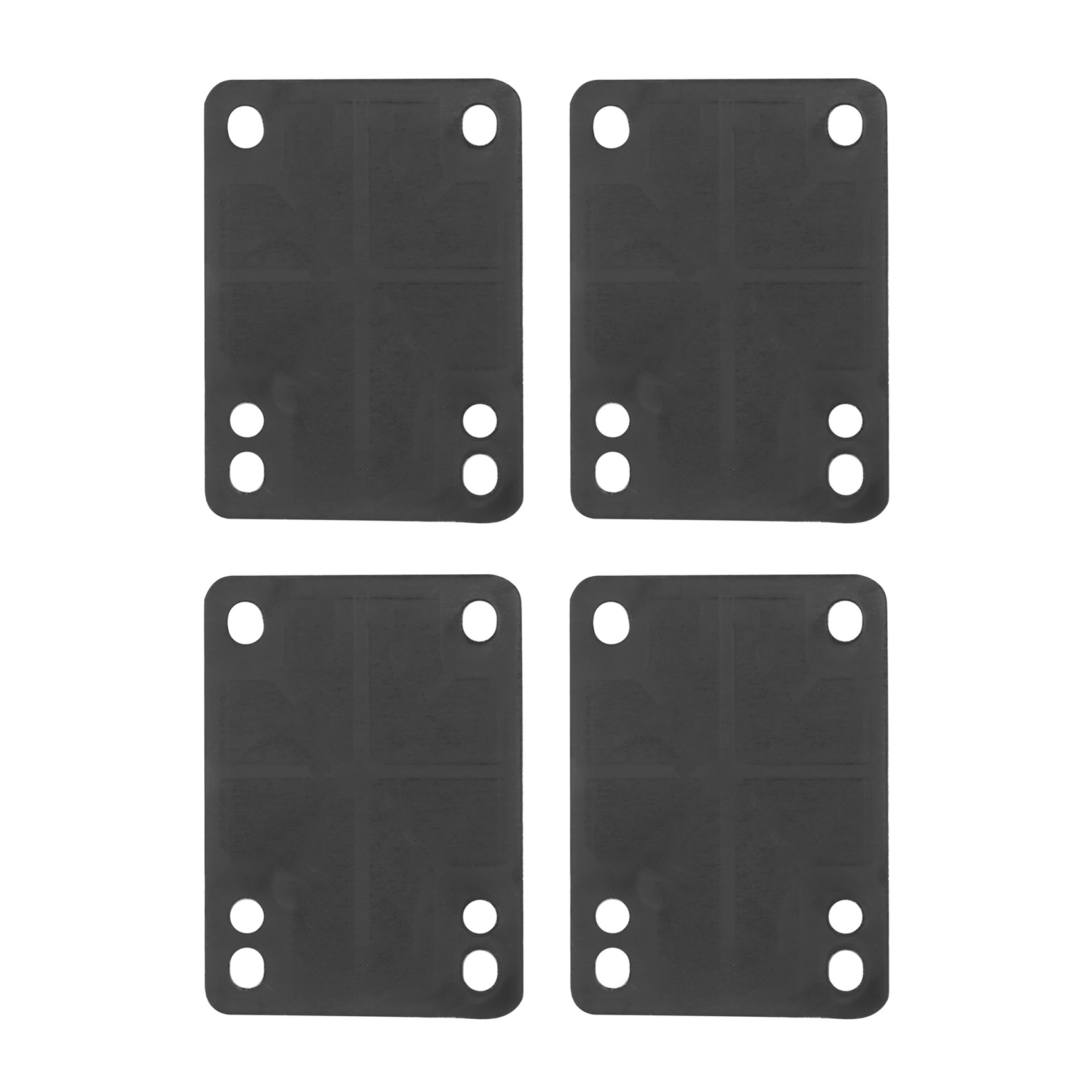 fasdaga Rubber Skateboard Riser Pad 1/8 3Mm Pack Of 4