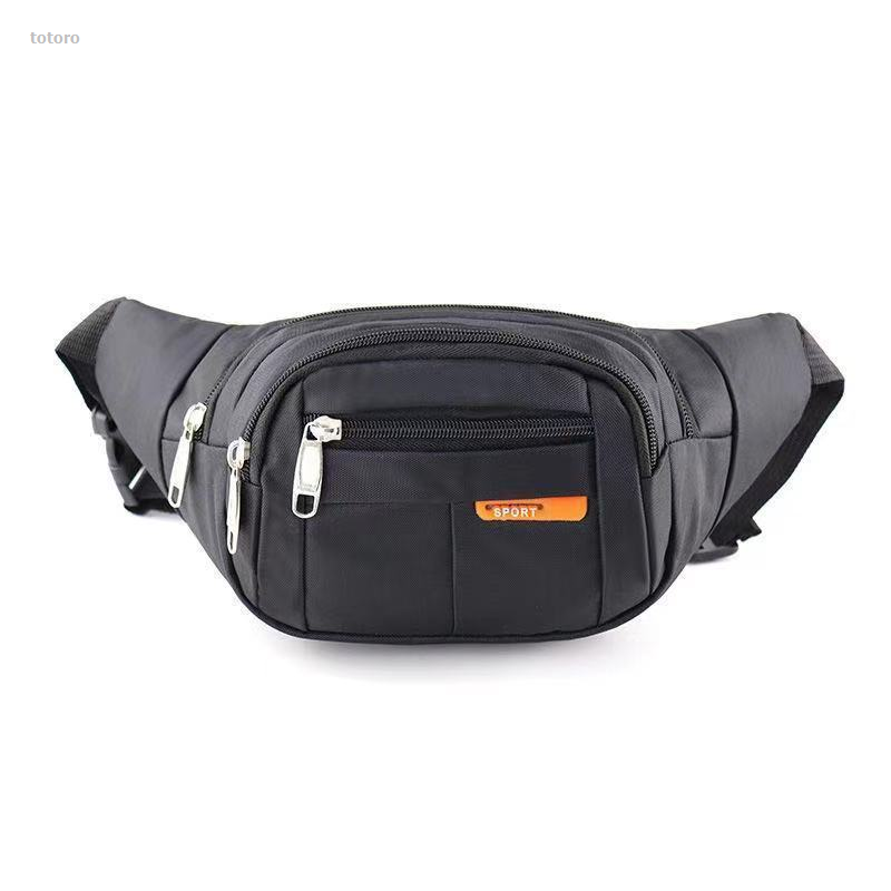 NEW totoro Waist Bag Men's Multi-Layer Wear-Resistant Trendy Multifunctional Waistband Anti-Theft Fashion Chest Bag Waterproof Stall Cashier Messenger Bag