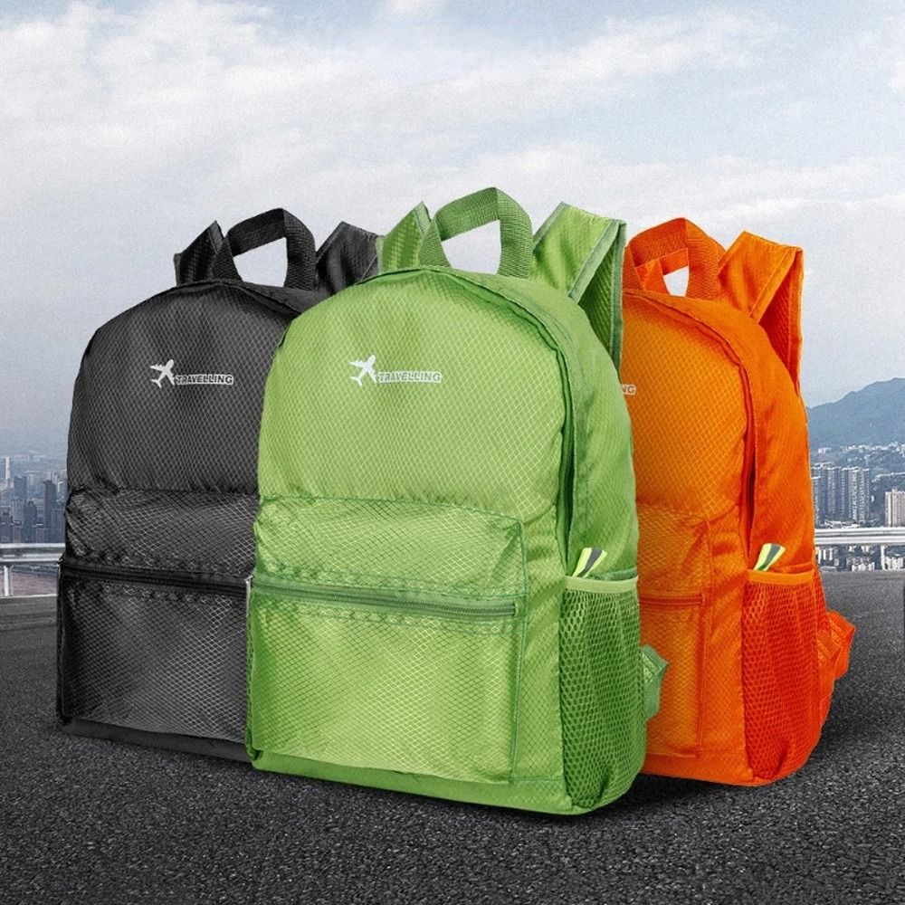 Simple Ultralight Backpack Large Handbag Waterproof Camping Backpack New Storage Bags Lightweight Teens School Backpacks Women Shoulder Bags Foldable Backpack Men Climbing Backpack Laptop Backpacks