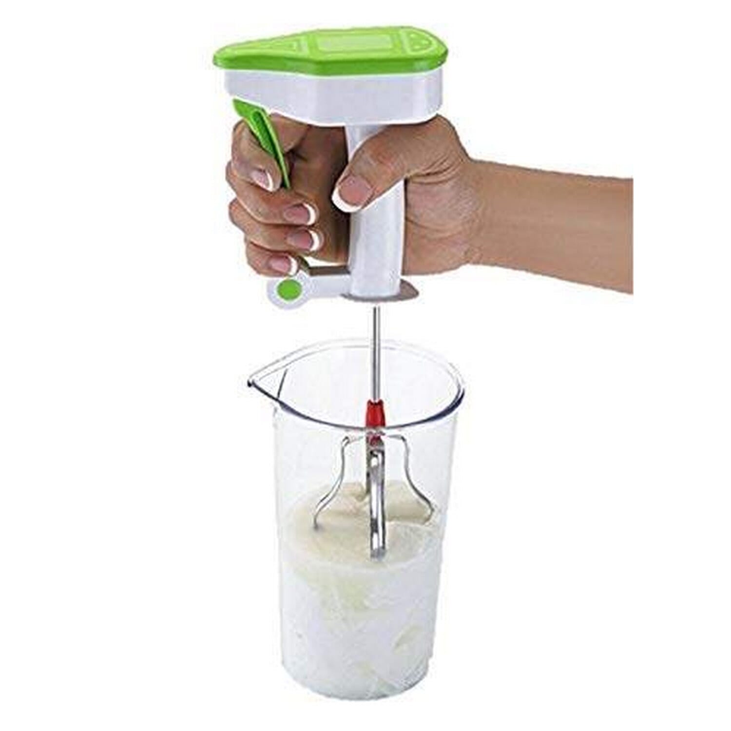 National Multipurpose Plastic and Stainless Steel Power Free Hand Blender (Multicolour)