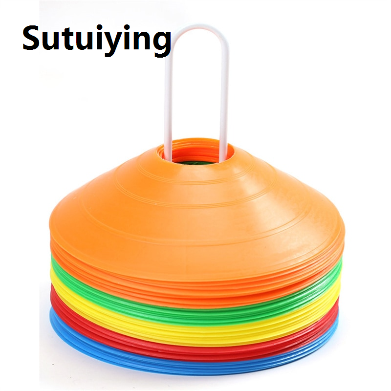 Sutuiying door stopper rubber 1Pcs Soccer Disc Cone Set Football Agility Training Saucer Cones Marker Discs Multi Sport Training Space Cones Accessories