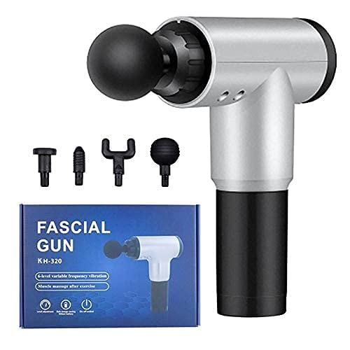 Fascial Massage Tool For Pain Relief Mini Gun Massager With 4 Heads Massager For Pain Relief & Recovery, Portable Handheld Fascial Gun Massager