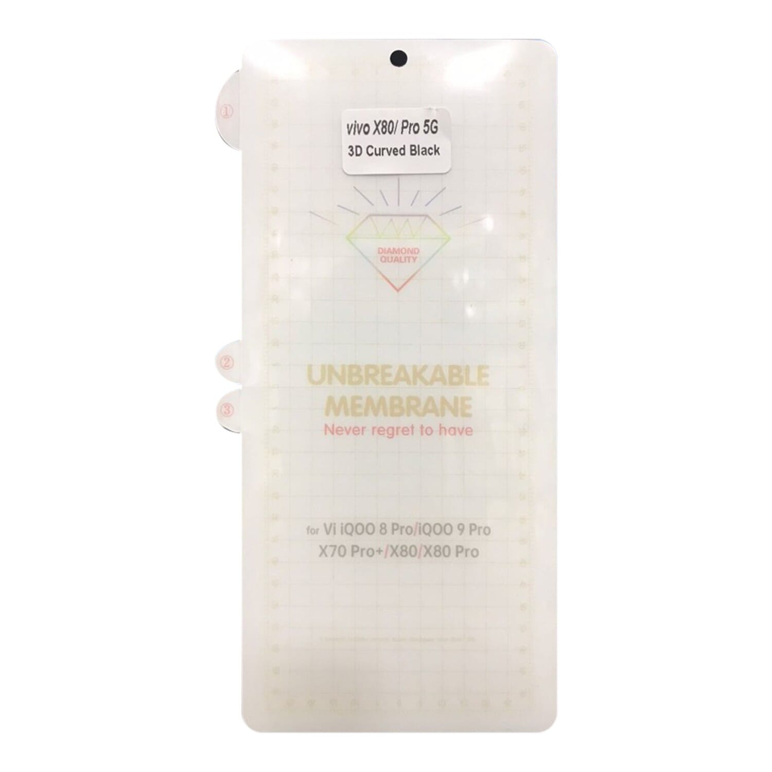 Film for Honor X9a 5G - 0.15 mm Membrane Unbreakable Screen Protector (Not Glass)