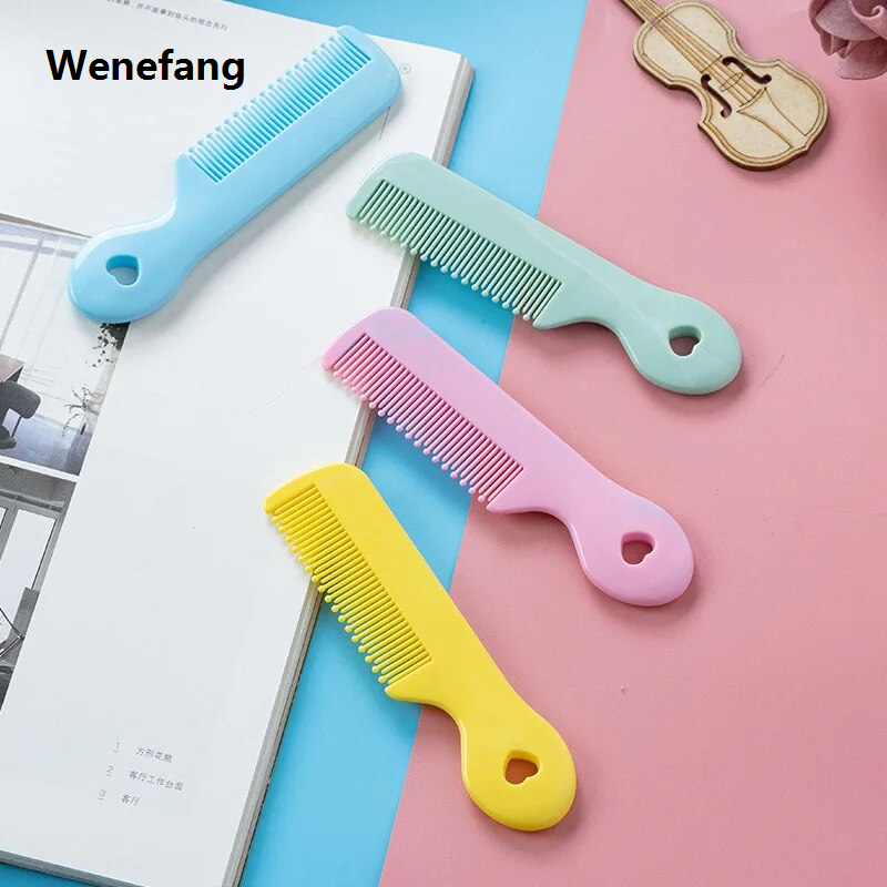 Wenefang Baby Hair Comb Baby Safety Material Care Hair Comb Round Tooth Hair Care Comb Hairbrush Baby Hair Brushes Baby Boy Girl Gift