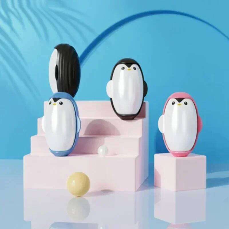2/1PCS Penguin Reusable Washable Lint Roller Strong Adhesive Sticking hine Pet Hair Remover Home Clean Tool
