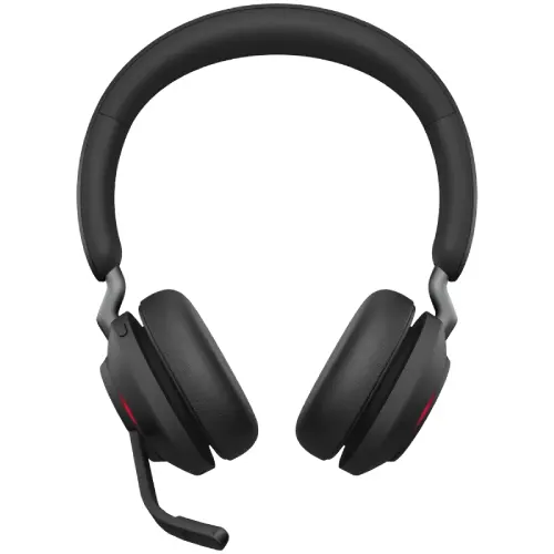 Jabra Evolve2 65 MS Wireless Headphones with Link380C, Stereo, Black