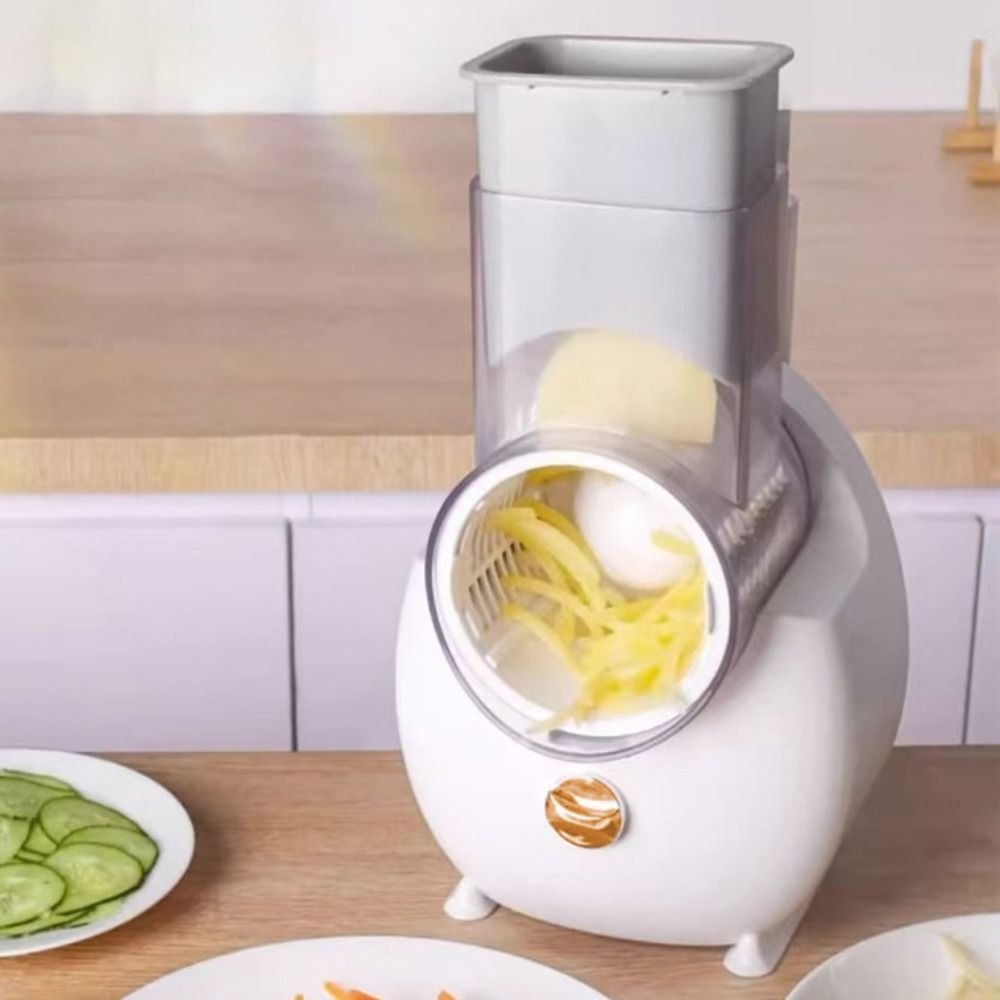 Multifunctional Automatic Electric Rotary Vegetable Shredder Efficient Cordless Vegetable Slicer Effort-saving Vegetable Chopper Kitchen
