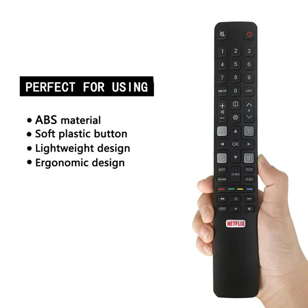 2025 New Universal Replacement TCL TV Remote Control RC802N for TCL Thomson Smart TV Remote Control 4K LCD LED TV with NETFLIX Button