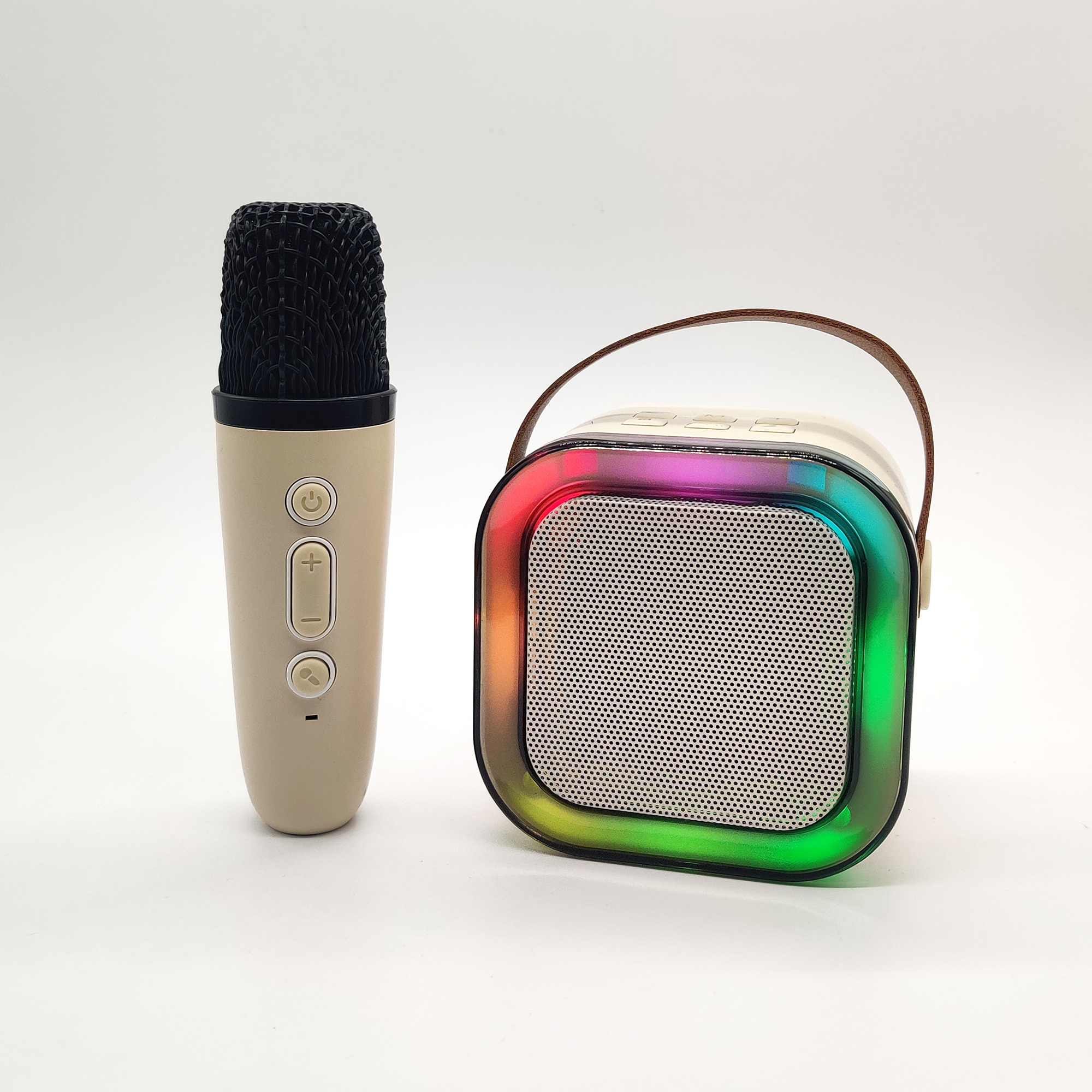 Bluetooth Speaker with RGB Light & Karaoke (K12)