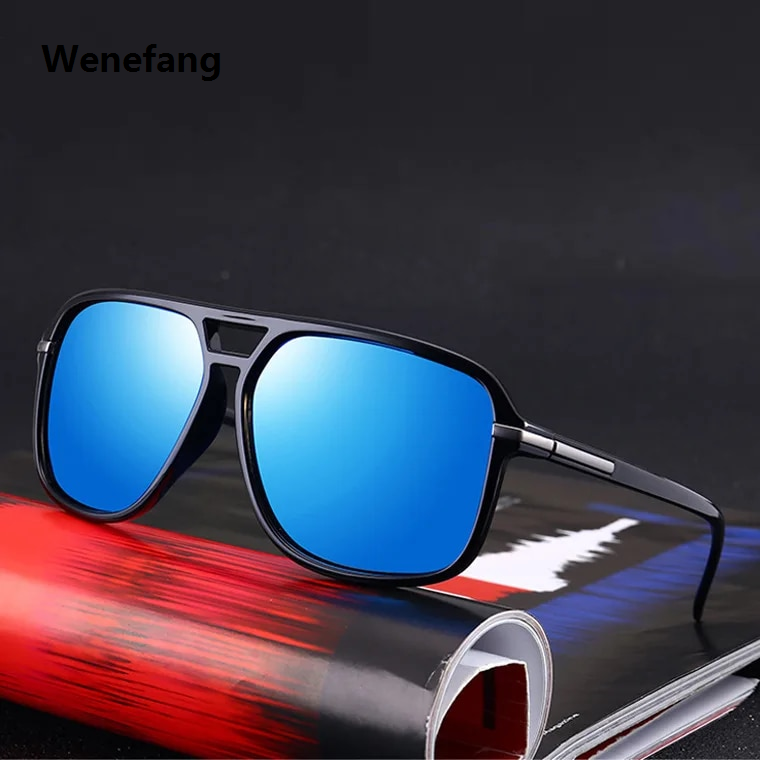 Linman Wenefang Polarized Sunglasses Men New Fashion Eyes Protect Sun GlasNew ses 2025 Uni driving goggles oculos de sol sunglasses for men luxury
