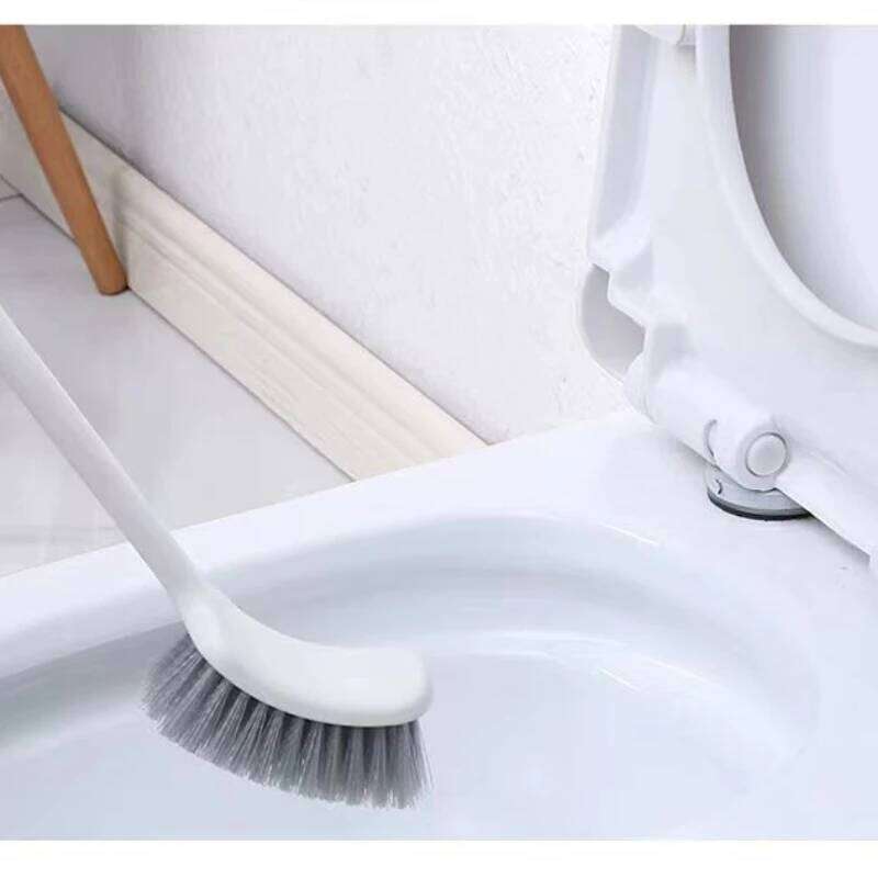 Household extended handle toilet brush for dead corners. Toilet and bathroom cleaning brushes are directly supplied by