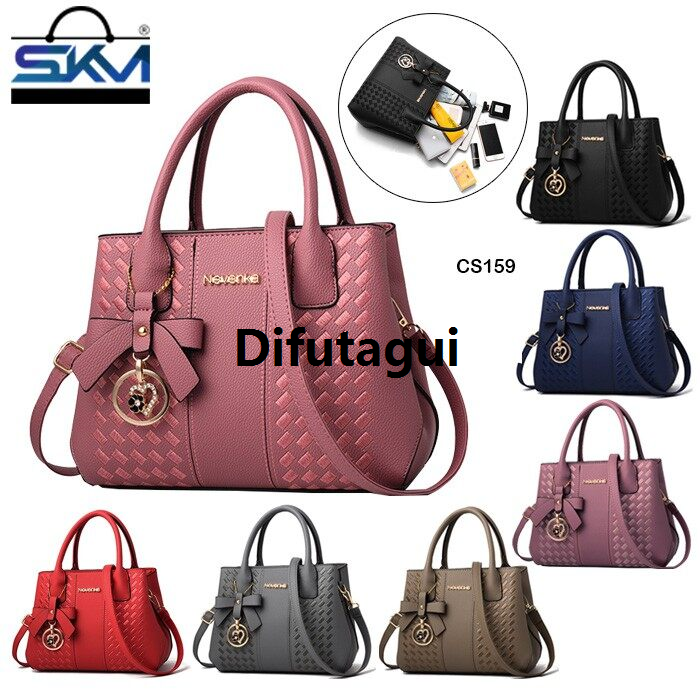 Difutagui SKM Luxury Lady Women Sling Handbag Synthetic Luxury Leather Tote Shoulder Bags CS 159