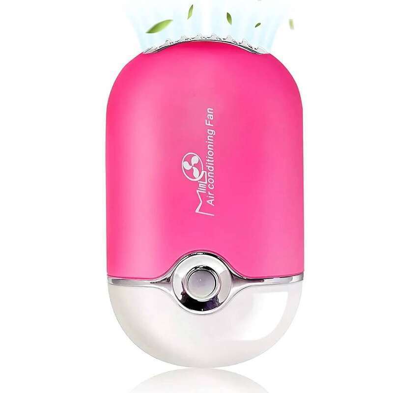 Portable Mini Cooling Bladeless Handheld Dryer Fan Air Conditioning Blower for Eyelash Extension Supplies