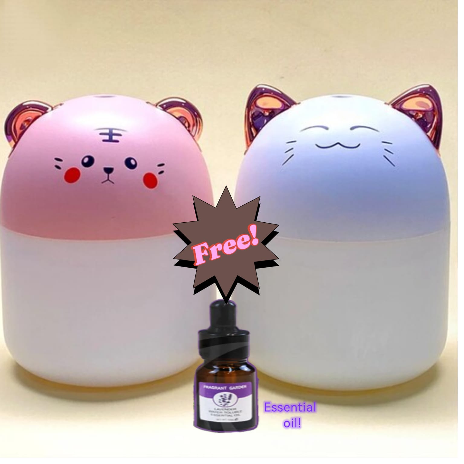 Cute Pet Humidifier Mini Air Humidification Usb with free Essiential Oil